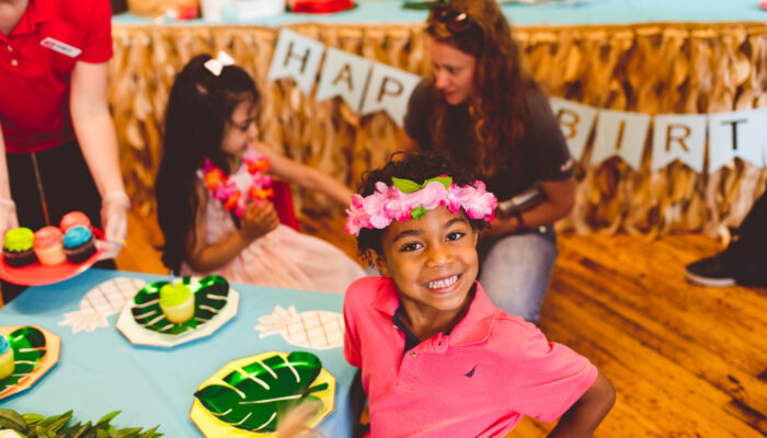 Deluxe Moana-themed party at Tiny Town