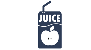 Illustration of juice box