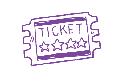 Illustration of ticket