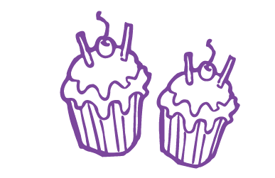 Illustration of cupcakes