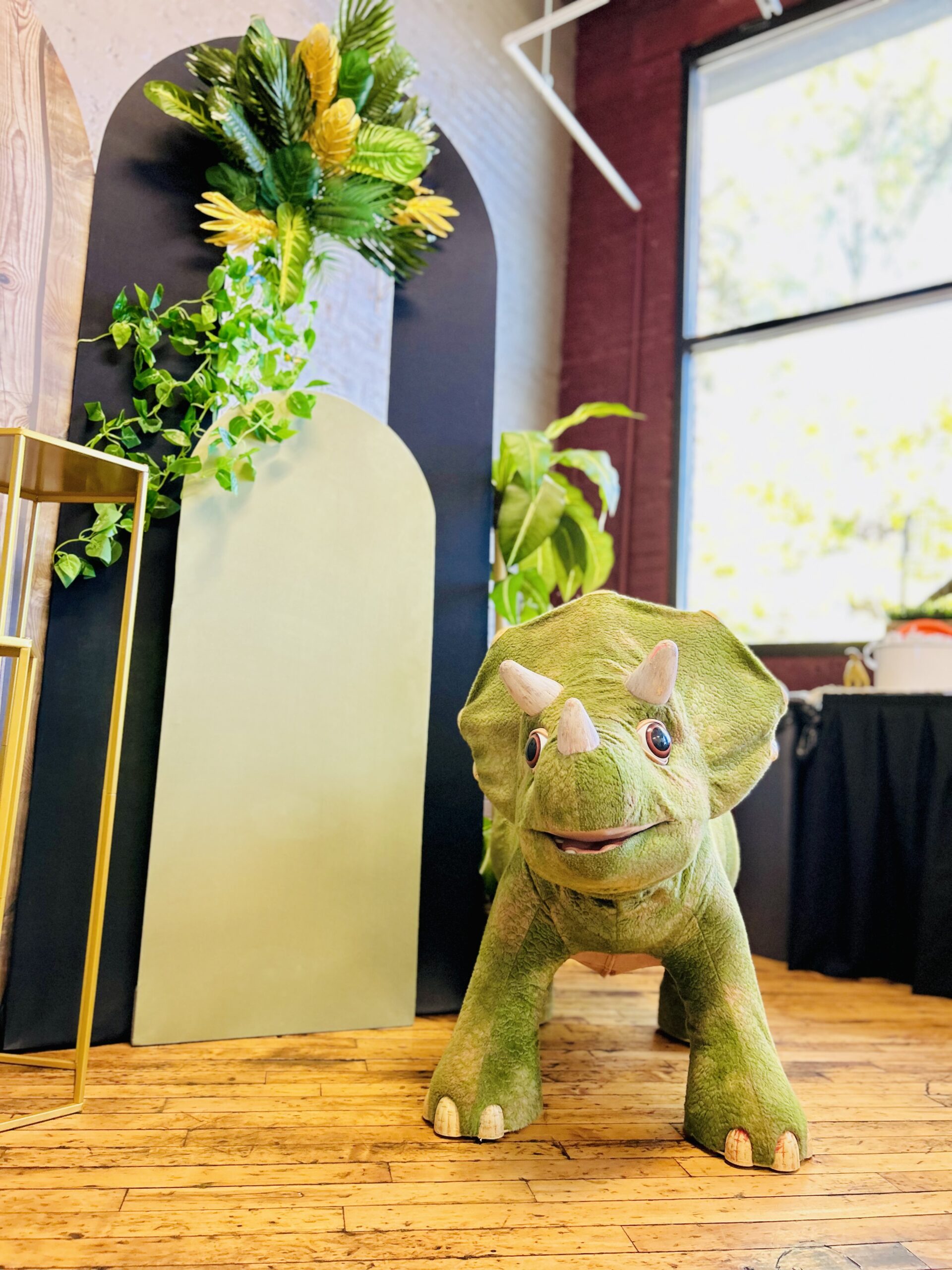 Kids playing in Tiny Town playhouses