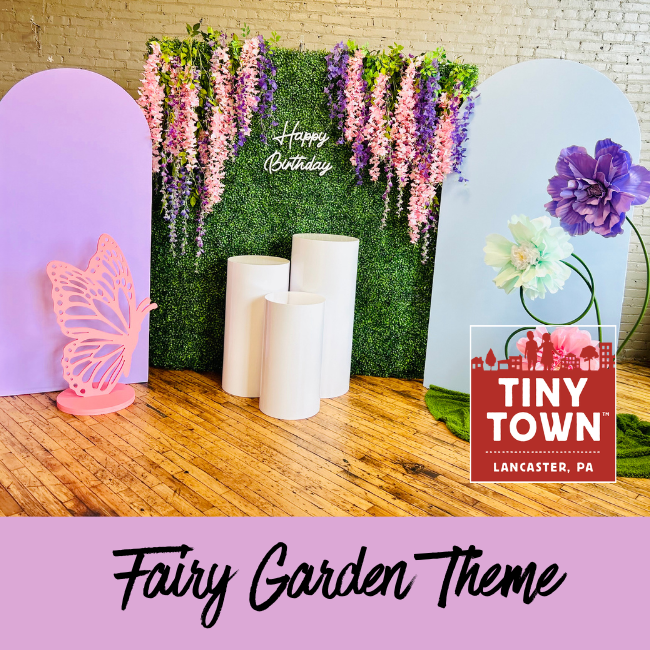 Tiny Town themed party decor photo 1